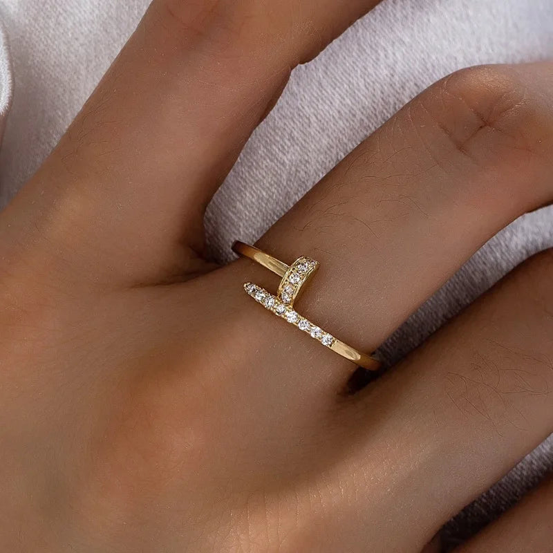 Pavé Nail Ring