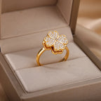 Diamond Clover Ring