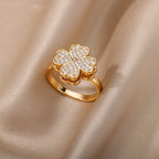 Diamond Clover Ring