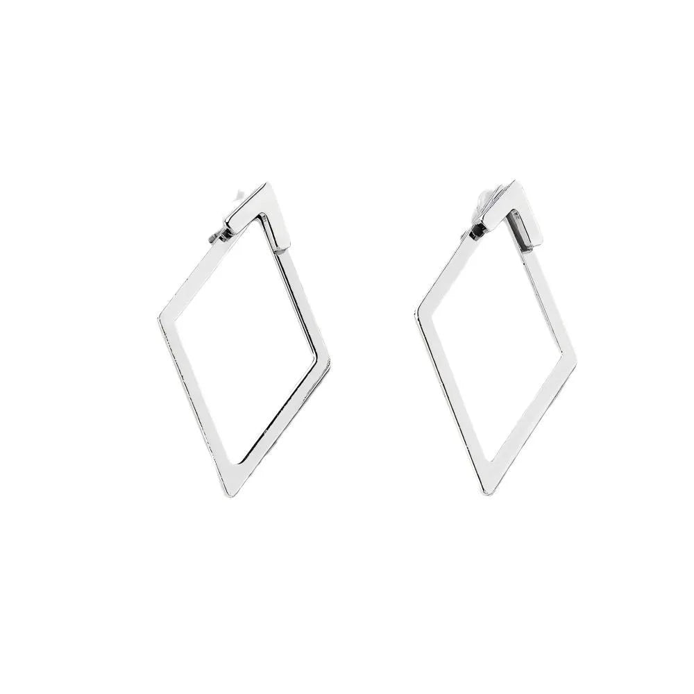 1/3Pairs Studs Set of Earrings for Women Gold Color Double Layer Geometric Square Statement Loop 316L Stainless Steel Jewelry