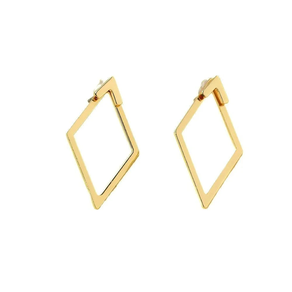 1/3Pairs Studs Set of Earrings for Women Gold Color Double Layer Geometric Square Statement Loop 316L Stainless Steel Jewelry