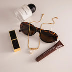 Ars Classic Water Drop Zircon Pendant Necklace 18k Gold Plated Stainless Steel Thin Chain Necklaces Women’s Choker Necklaces