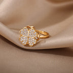 Diamond Clover Ring