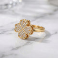 Diamond Clover Ring